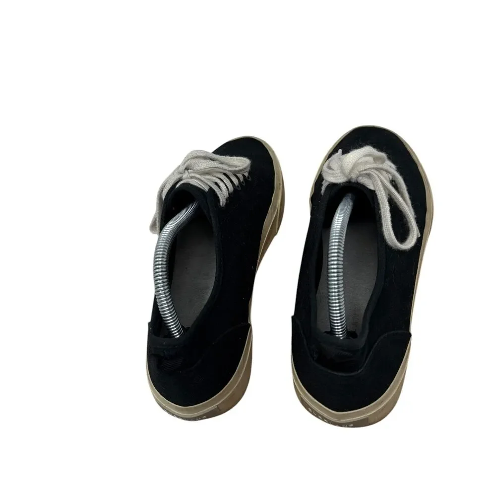 Everlane The Forever Black Canvas Sneaker Capsole Casual Mens 9.5 Women 11.5